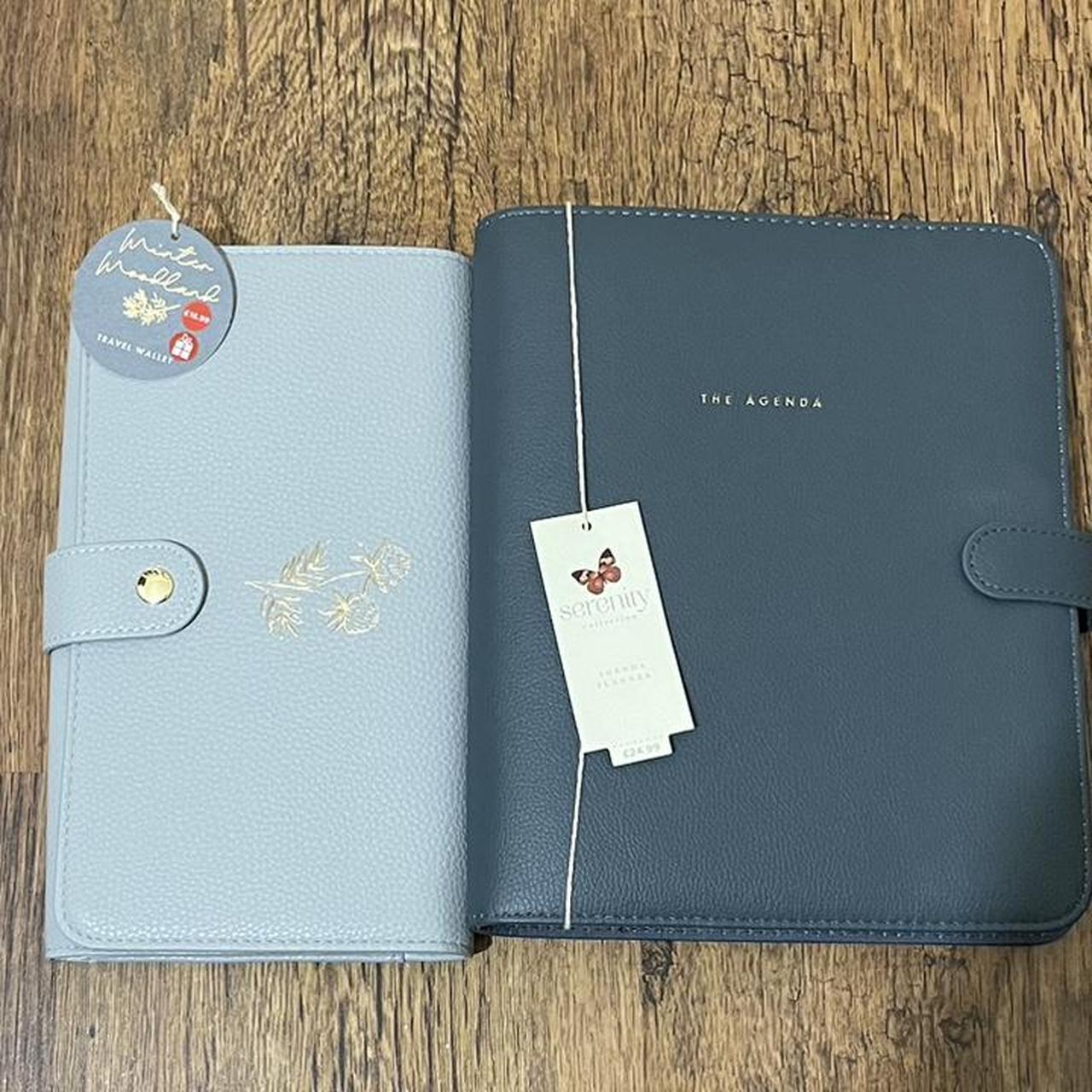 𓂋 ཐི ︎ཋྀ WHSmith Serenity Tabbed Agenda Planner /... Depop