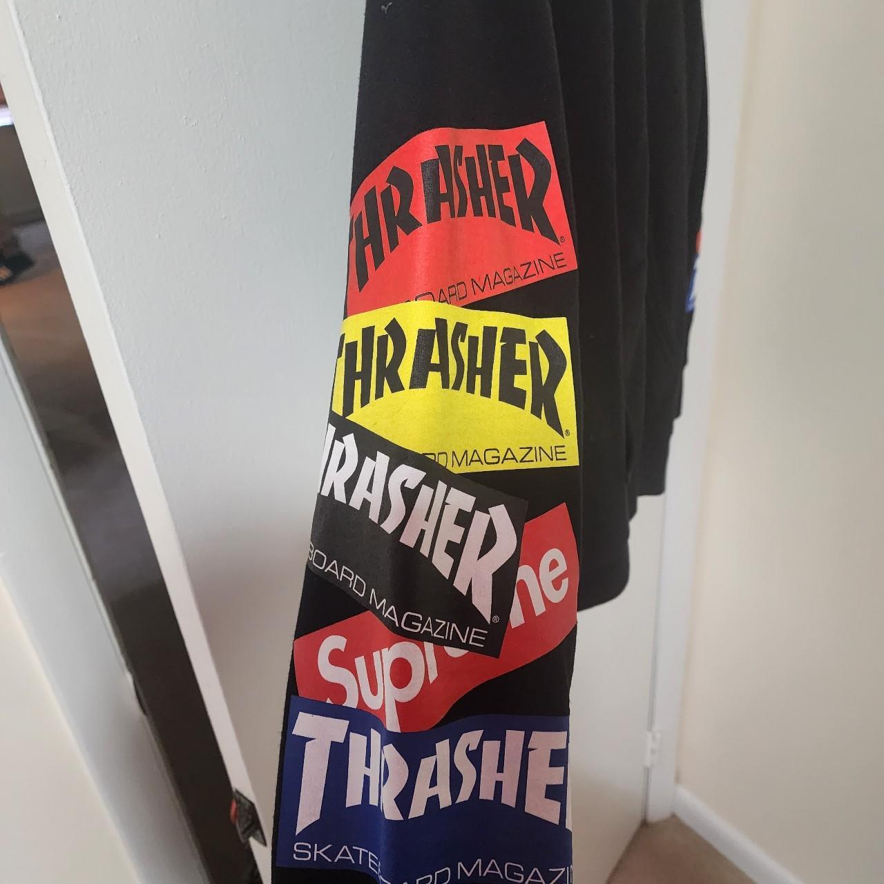 Supreme Thrasher Edition Zip Up Hoodie Size M | Depop