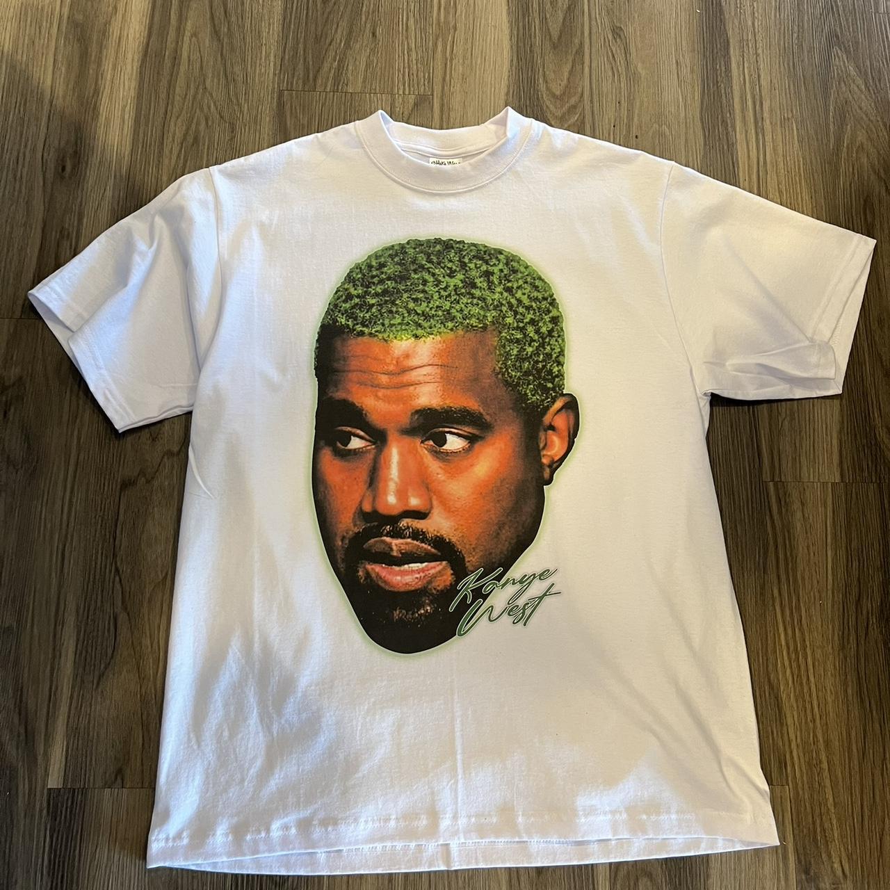 Kanye Big Head Graphic Tee - Depop