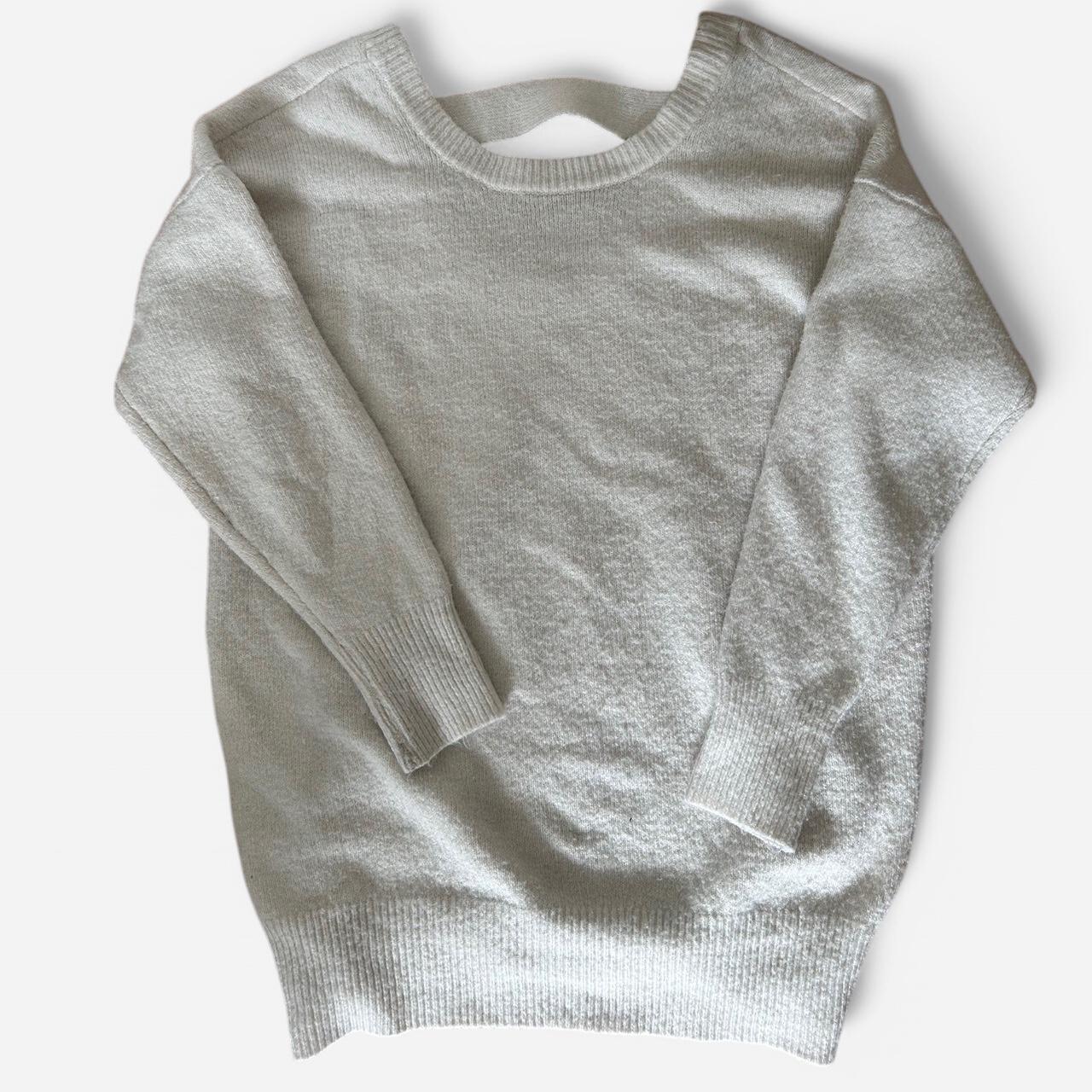 Primark Women's Sweater White/Cream M – Cream oversized