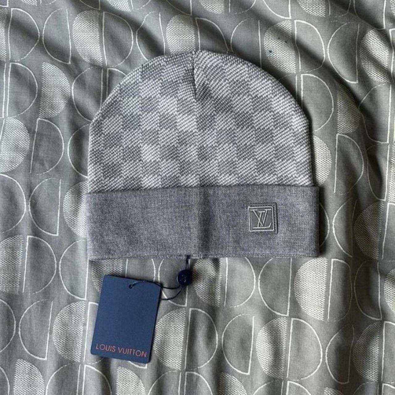 LV Grey beanie PEOPLE KEEP ON BUYING FOR £5 SO I... - Depop