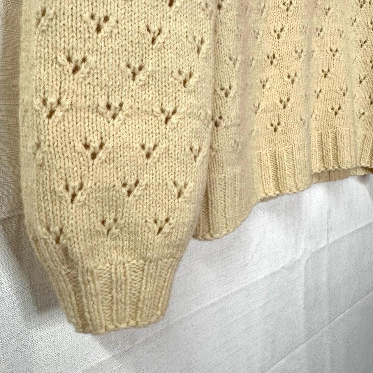 Source Unknown Women's Sweater - Yellow/Cream - S… - image 3
