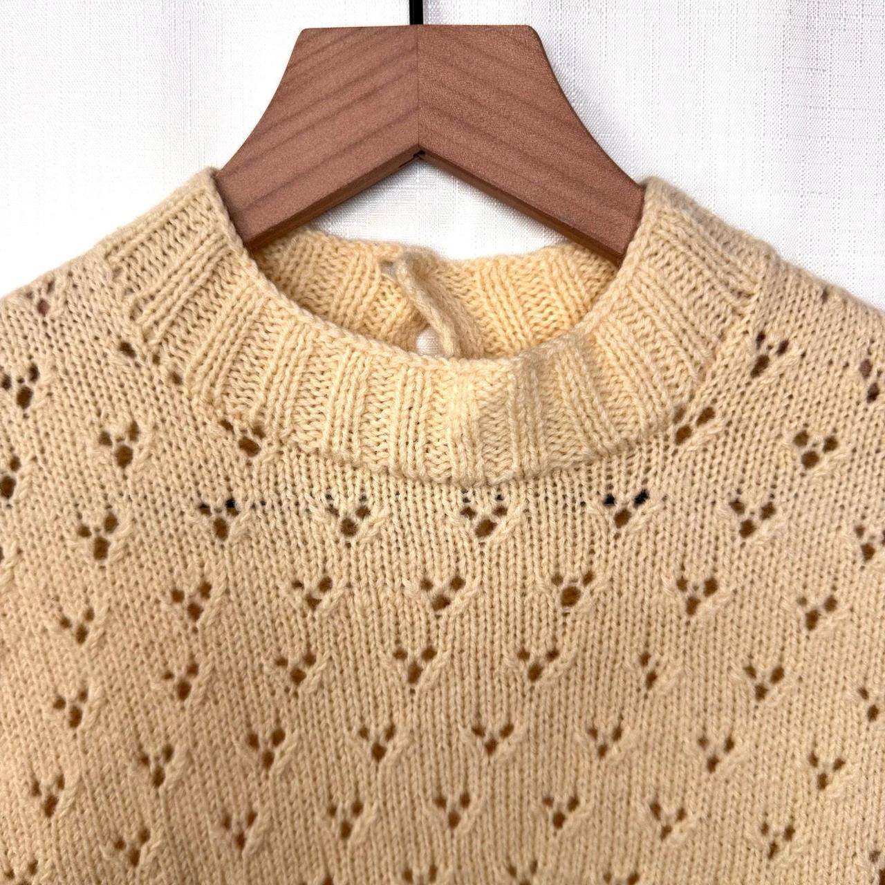 Source Unknown Women's Sweater - Yellow/Cream - S… - image 2