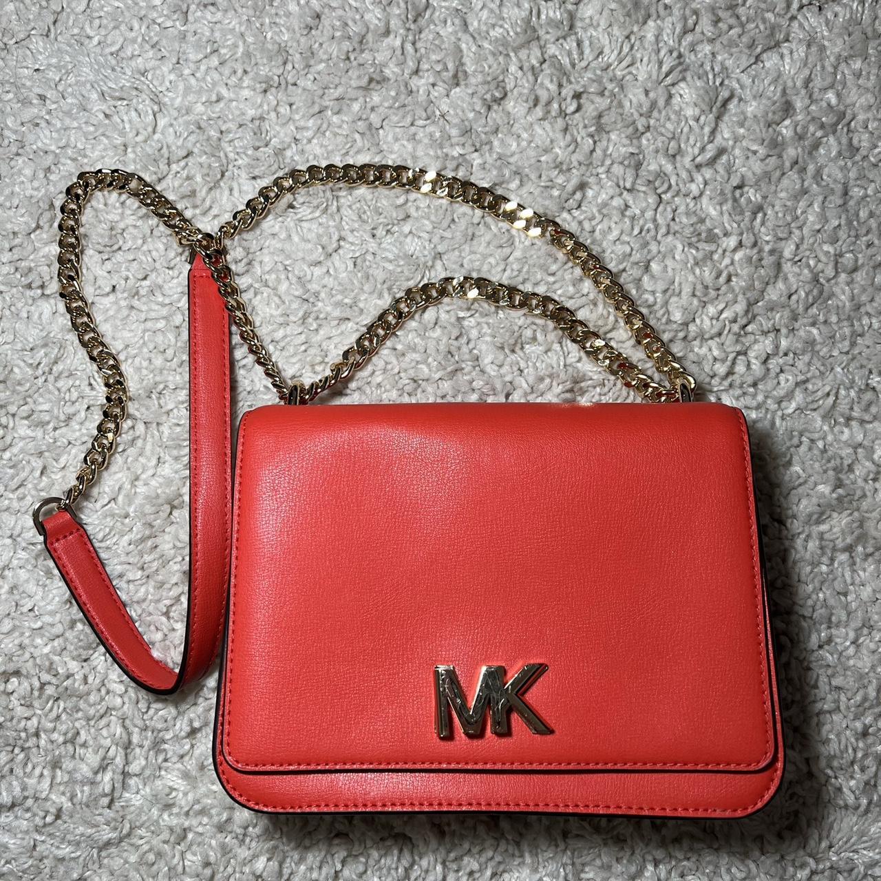 Orange michael kors online crossbody