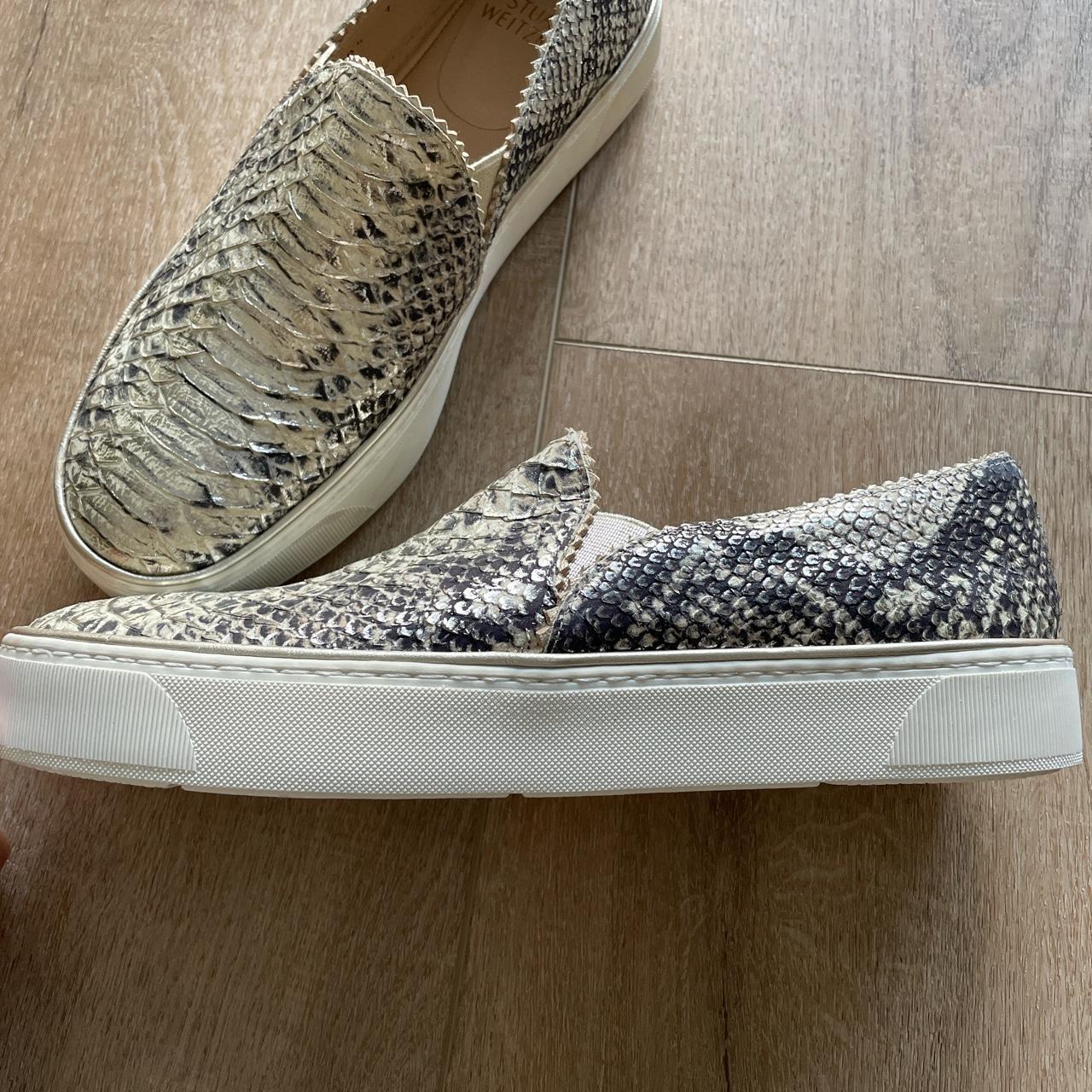 stuart weitzman slip on sneakers