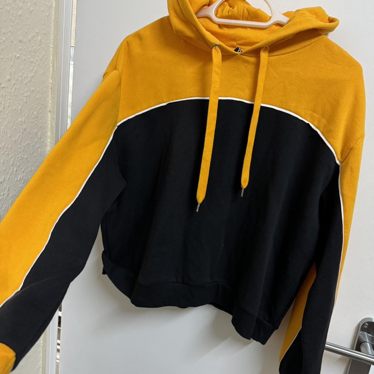 H&m yellow best sale hoodie women's