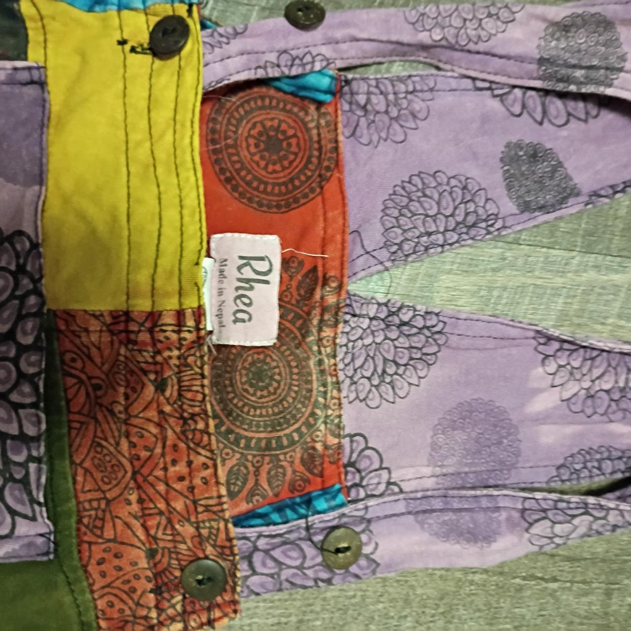 Women's Pants - Multi - 5 – Rhea patchwork covera… - image 4