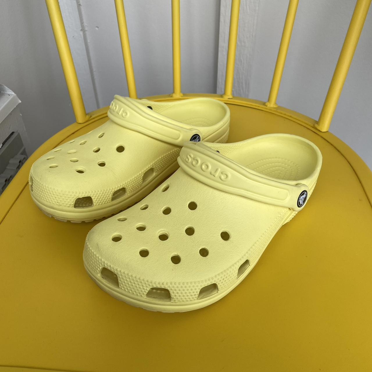 Banana yellow Crocs😊 love this color so much, i just... Depop