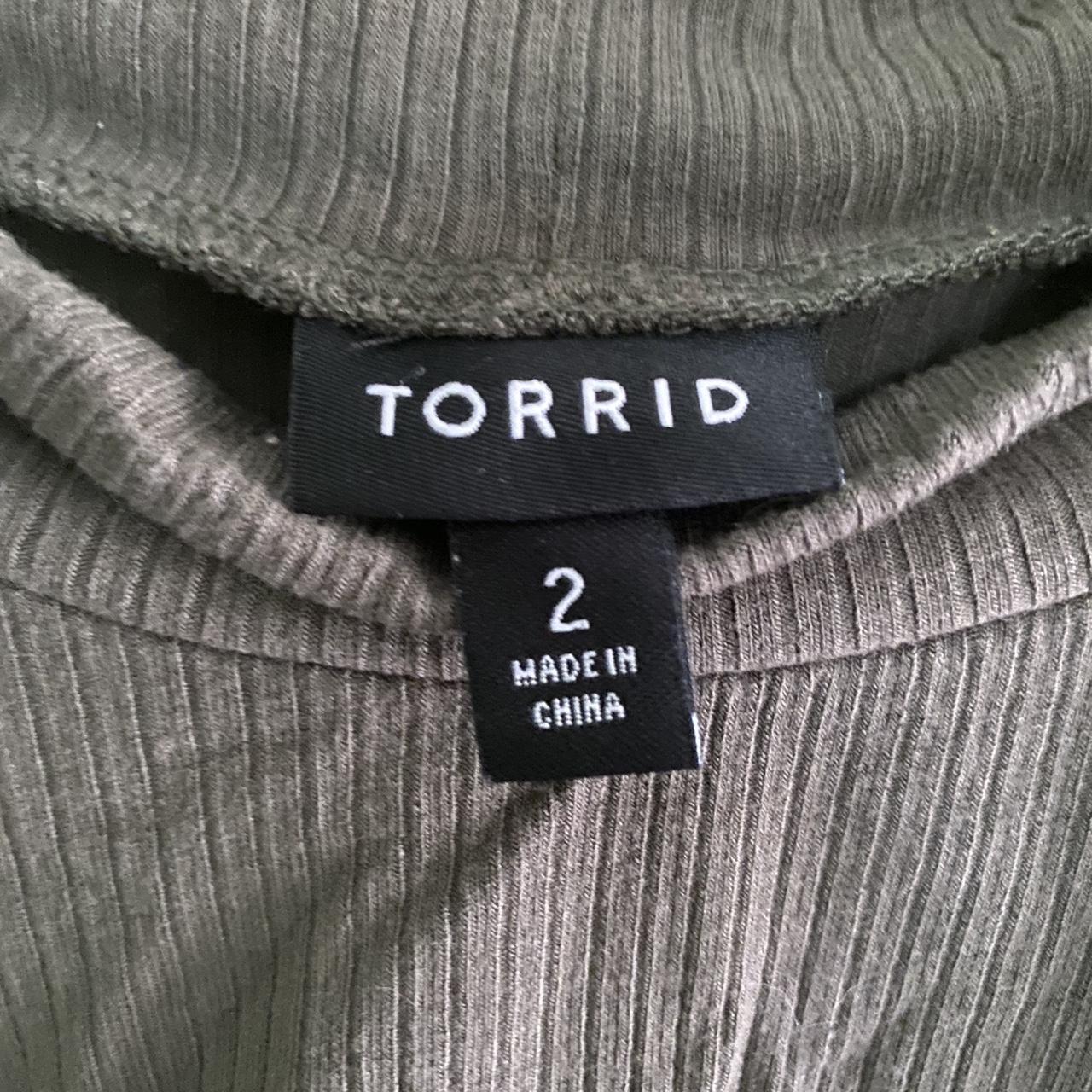 Torrid shirt, has buttons to close or keep open... - Depop