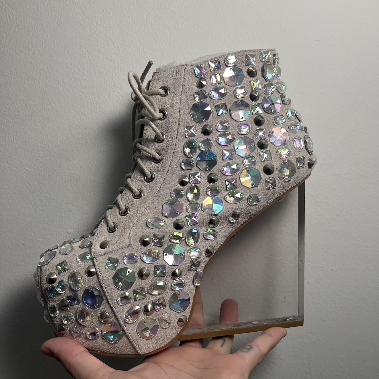 Jeffrey campbell rhinestone boots best sale