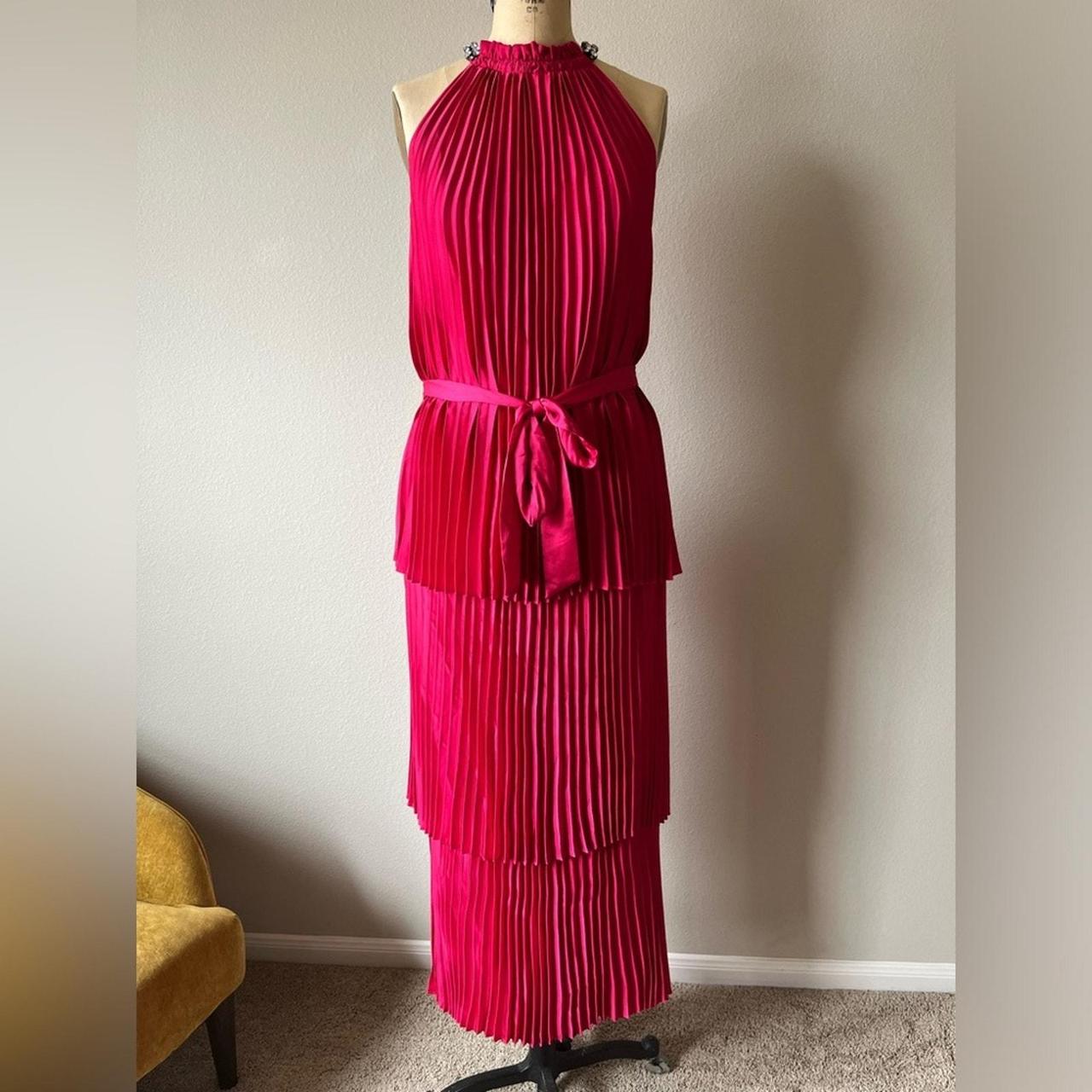 Juicy Couture Black Label Pink Pleated Embellished. Depop