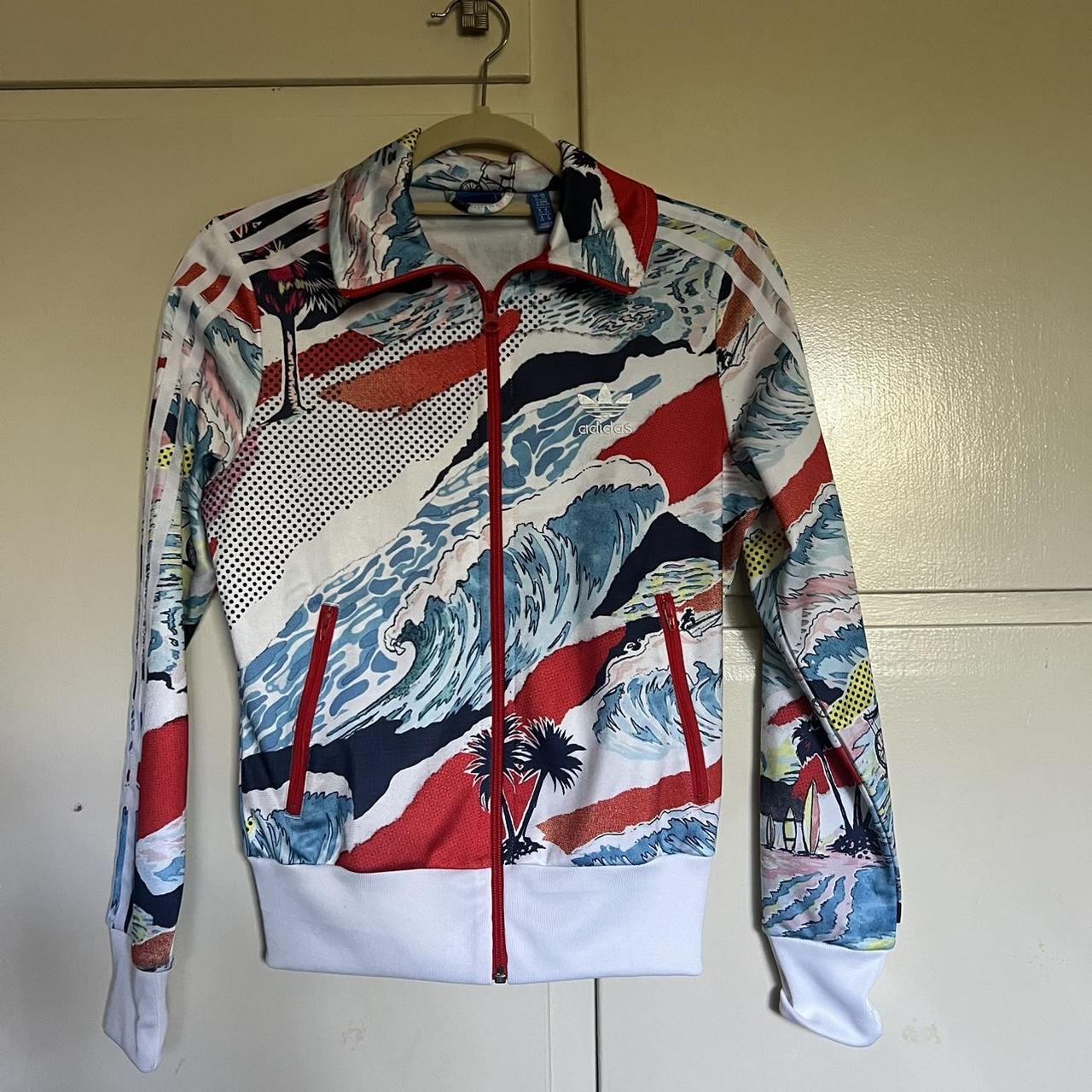 Adidas palm tree jacket online