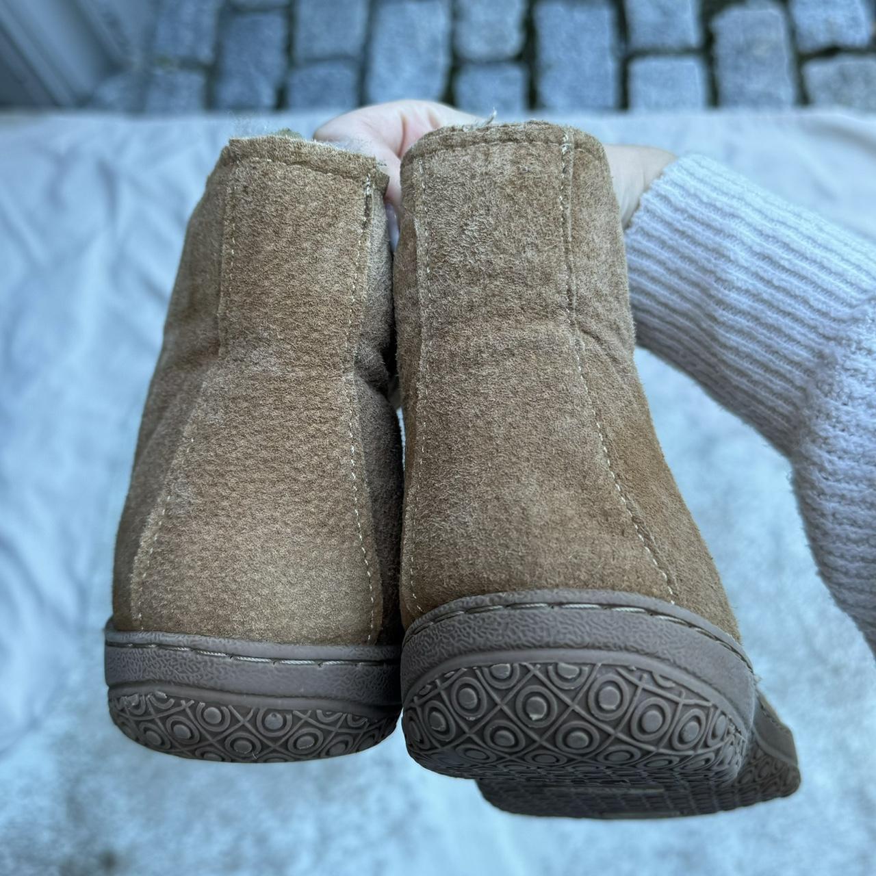 Y2K Pure Sheepskin Booties Slippers by Old Friend. Depop