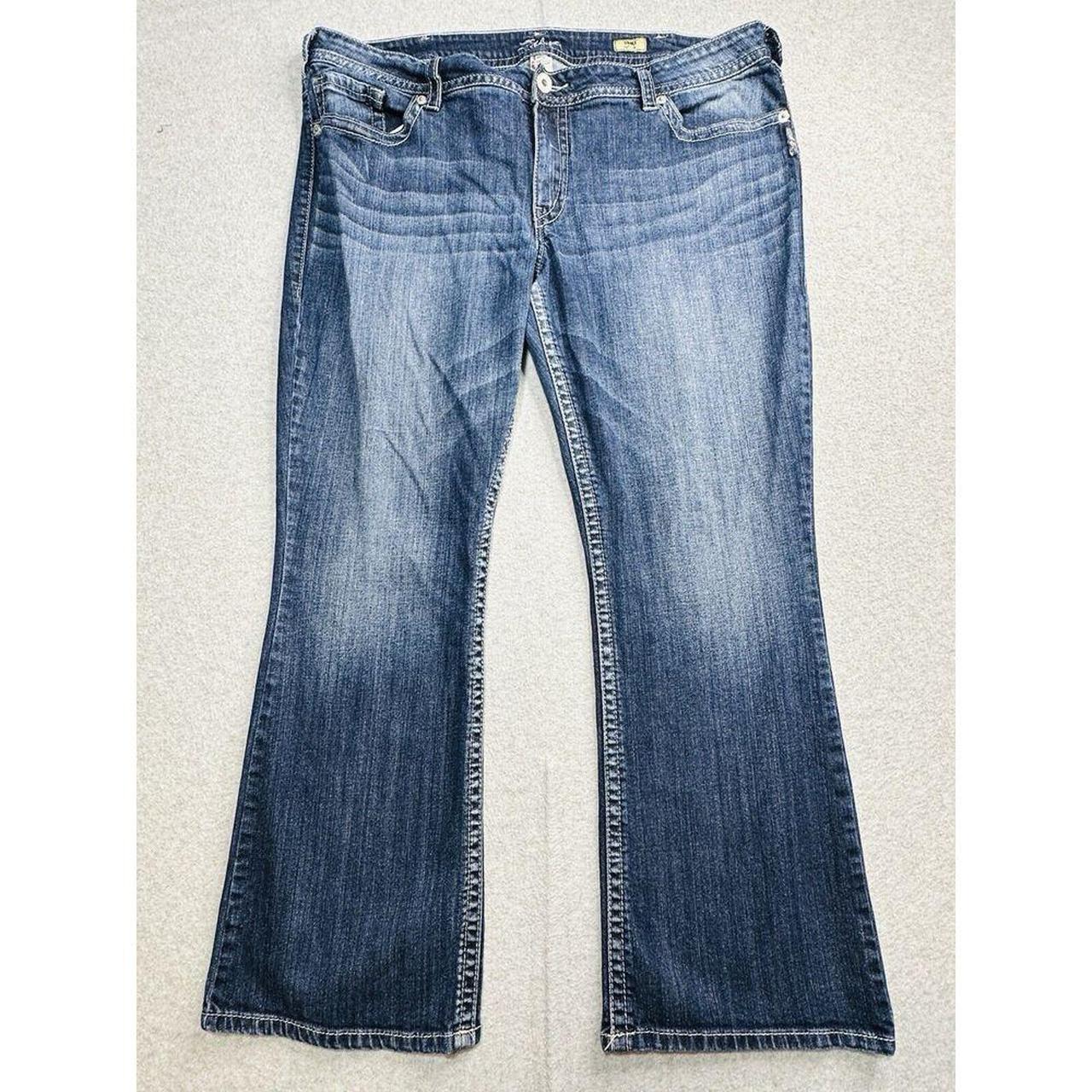 Ladies shops silver jeans