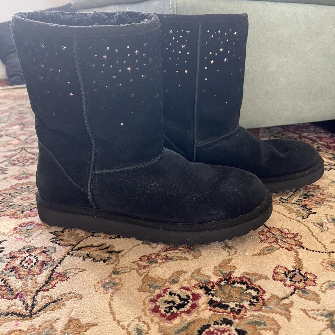 Black studded outlet uggs