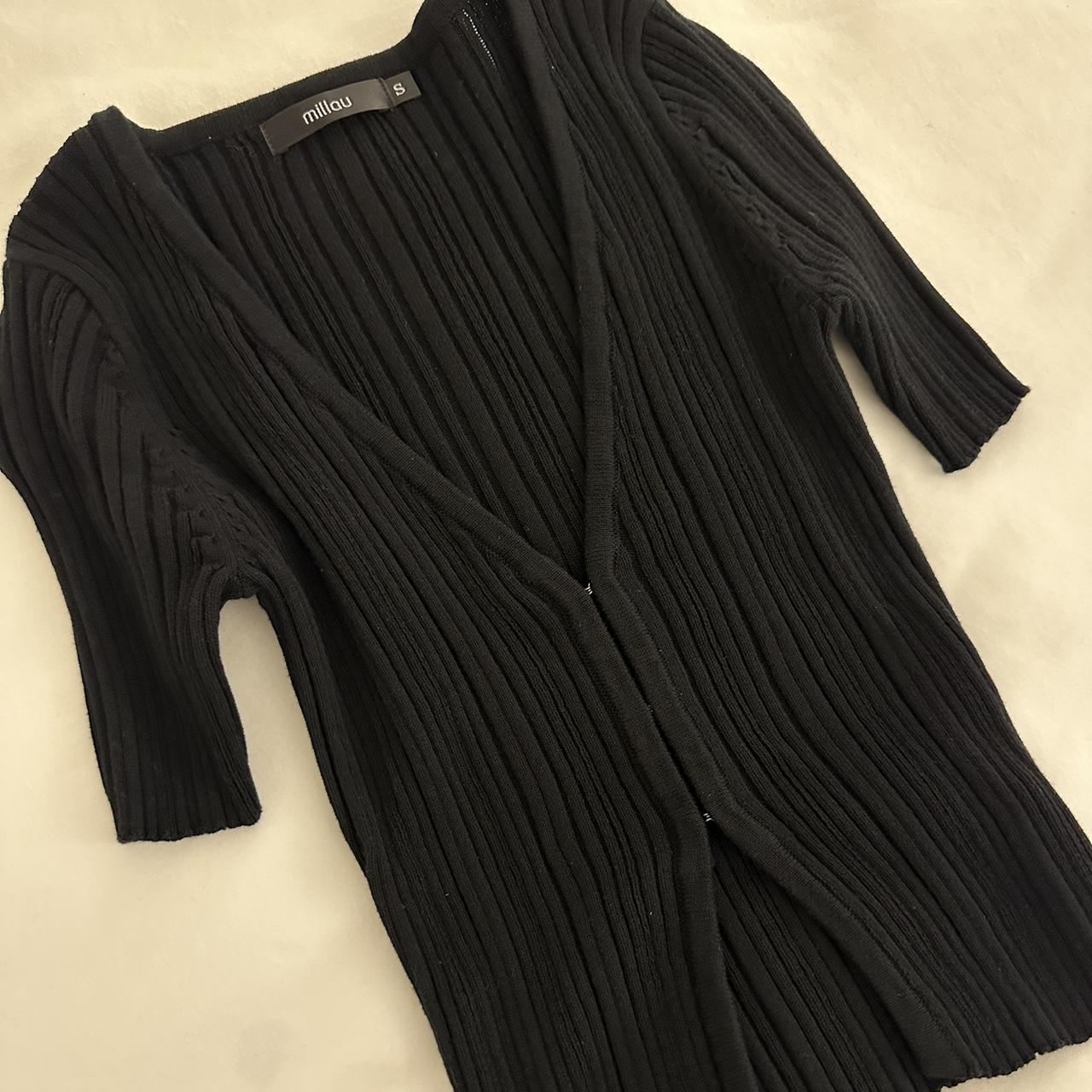 black half sleeve sweater top millau from LF