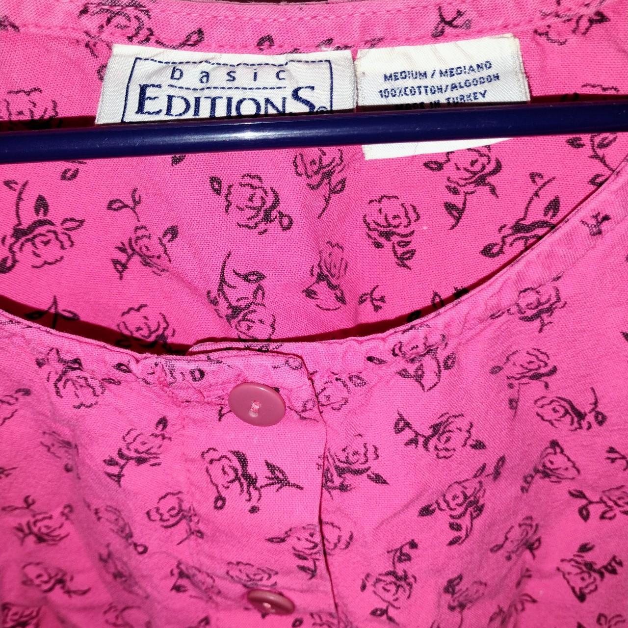 Basic Editions Women's Blouse - Pink - M – basic … - image 3