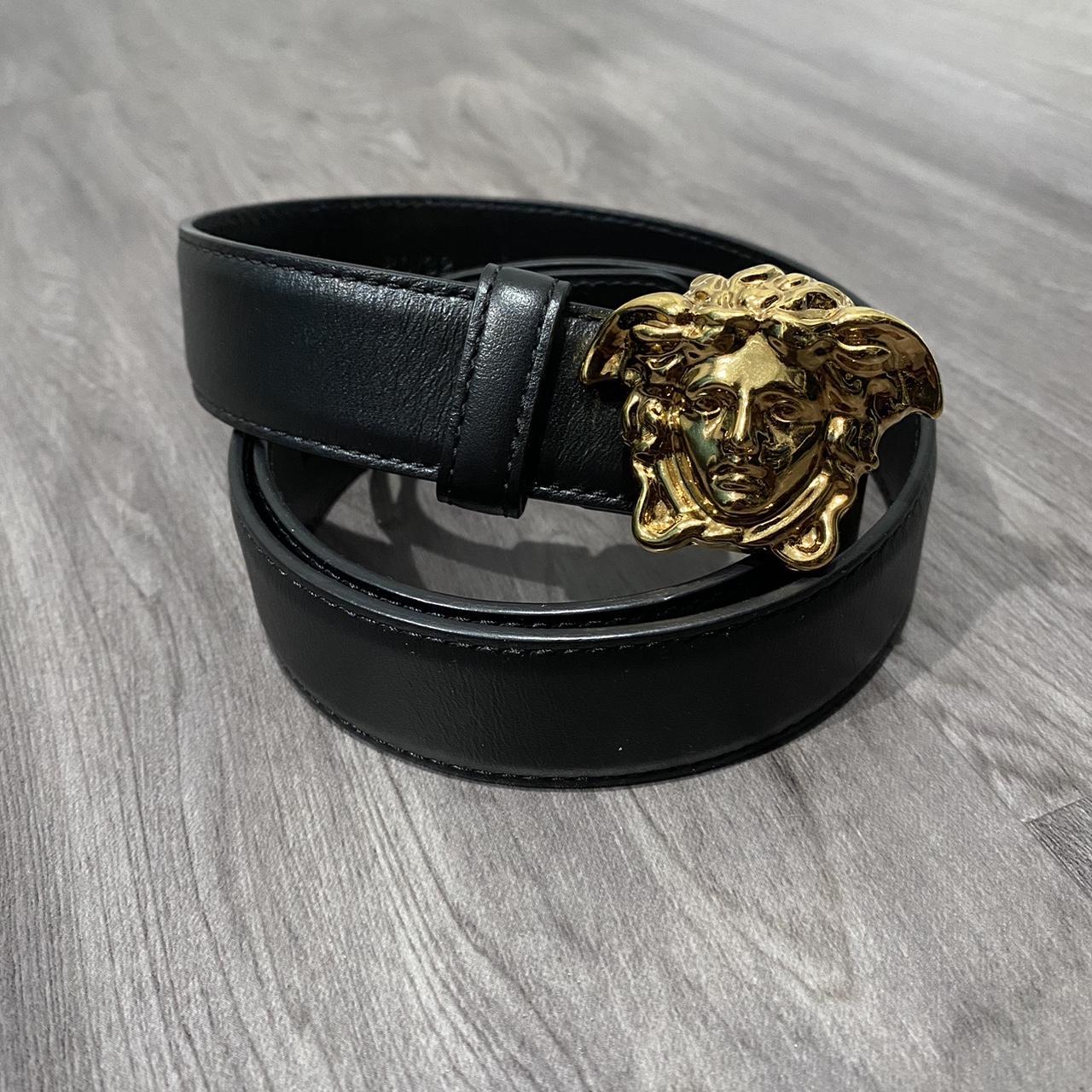 Mens black hotsell versace belt