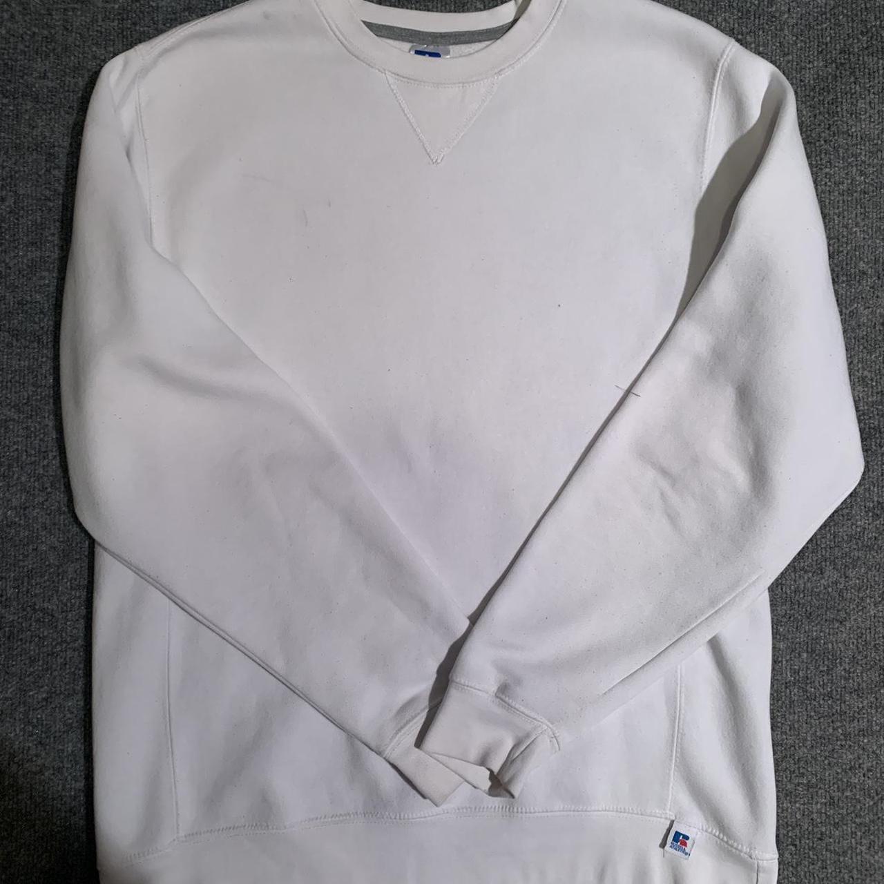 Dazy Womens Crewneck Sweatshirt White Long Sleeve - Depop