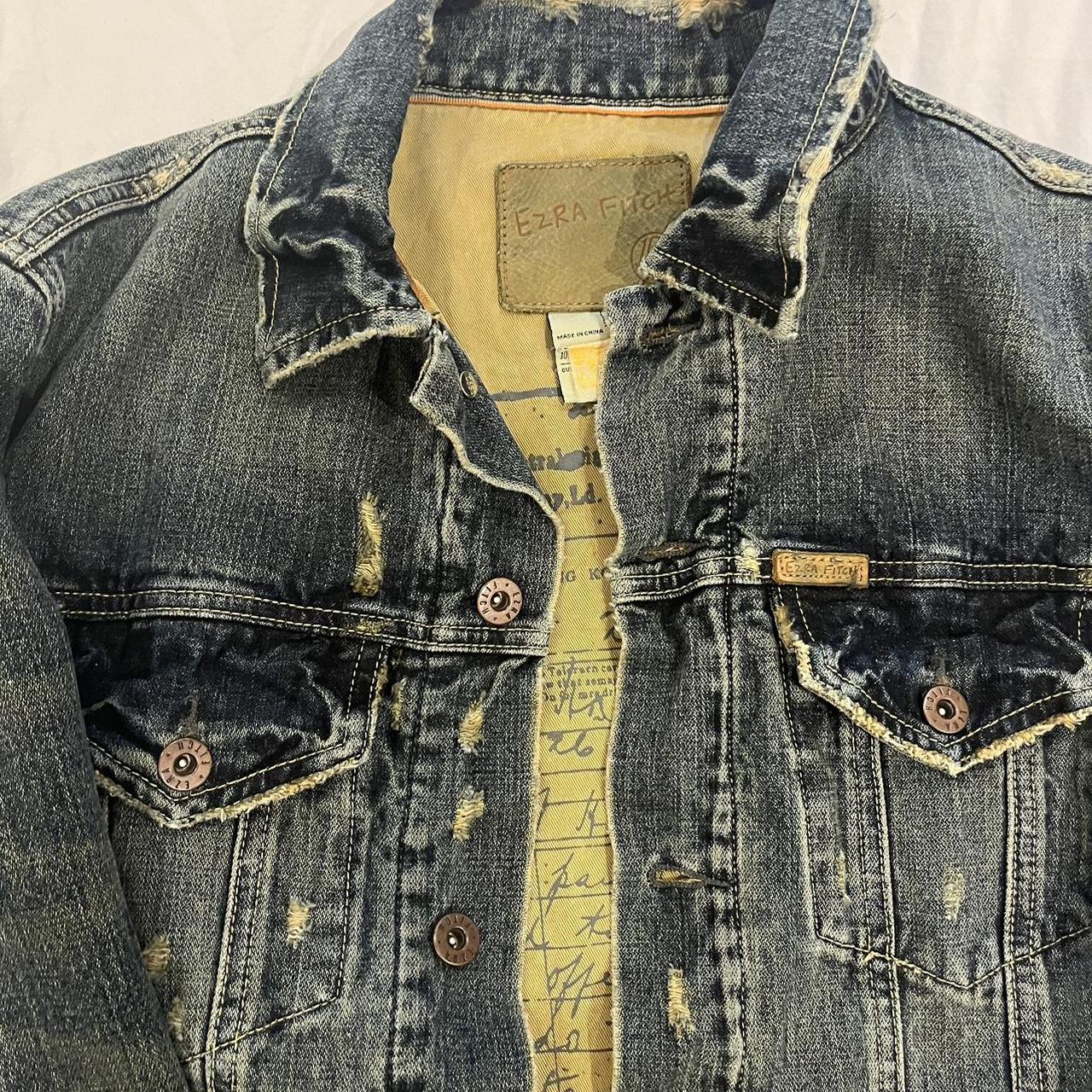 Ezra fitch vintage denim jacket Size men's medium | Depop