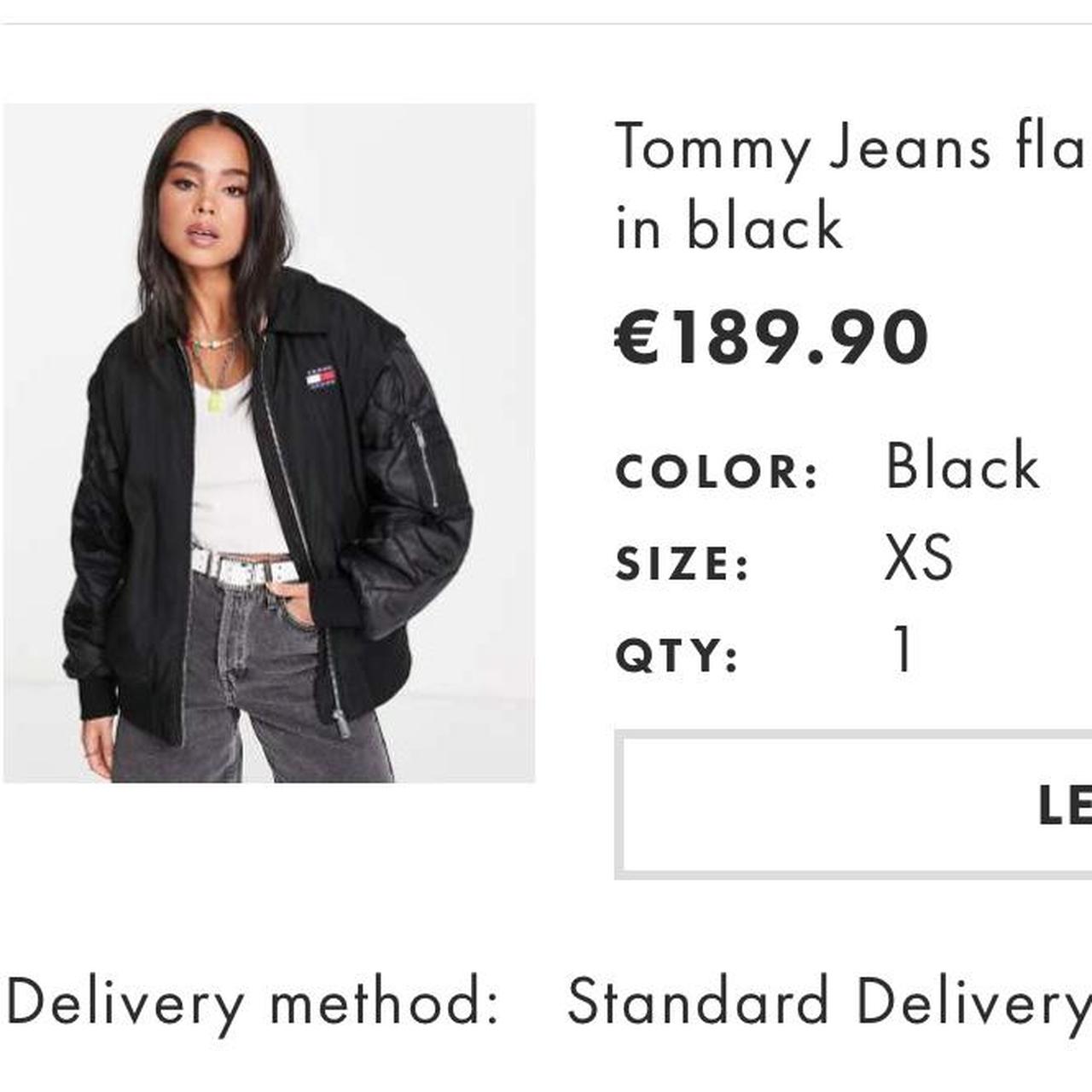 Tommy Hilfiger Women's Bomber Jacket - Black - 6 … - image 4