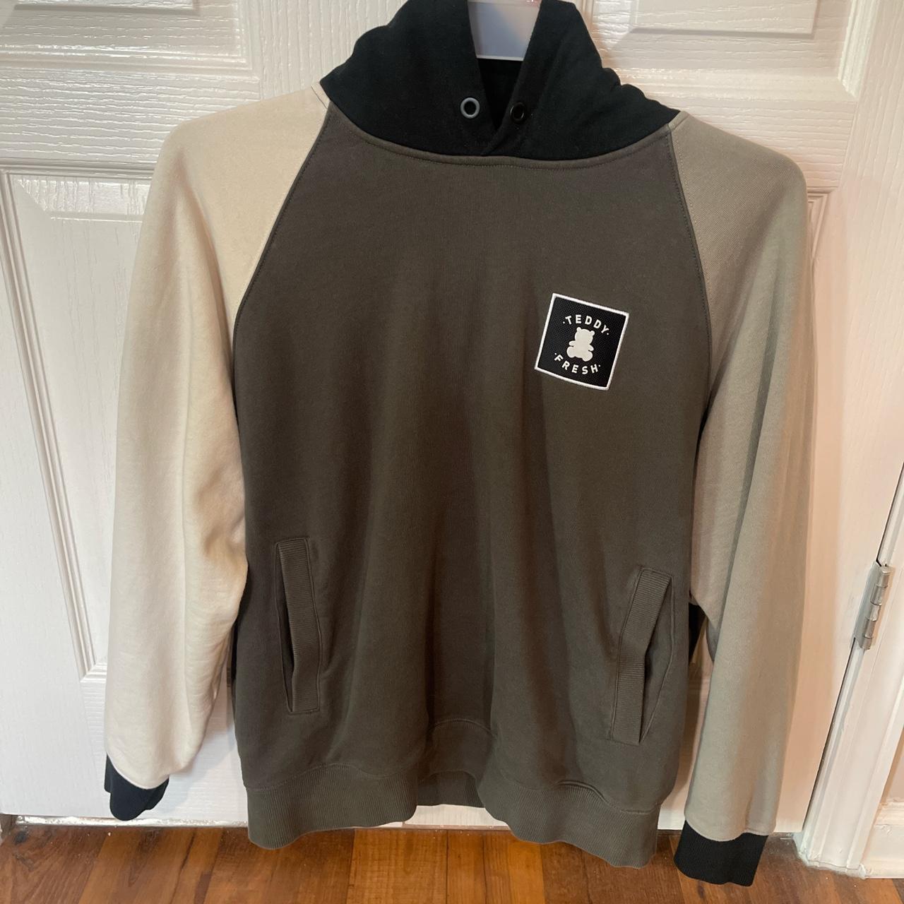 Teddy fresh color block hoodie clearance uk