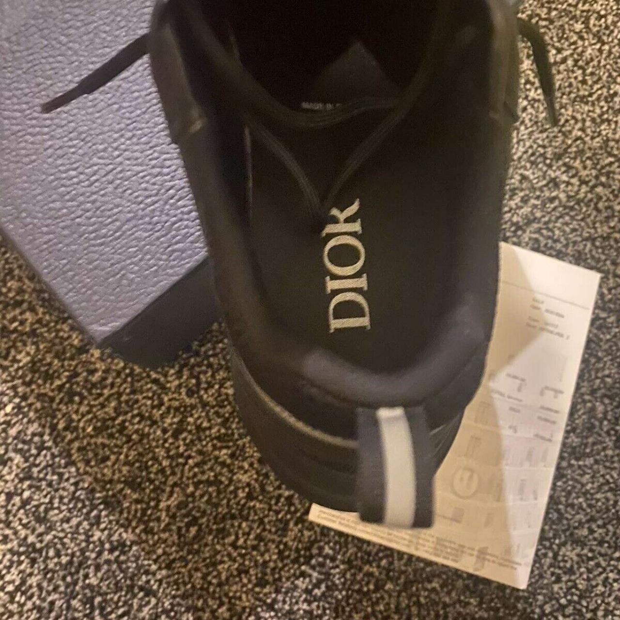 👟 Dior B22s in Black Size: 10.5 Condition: Gently... - Depop