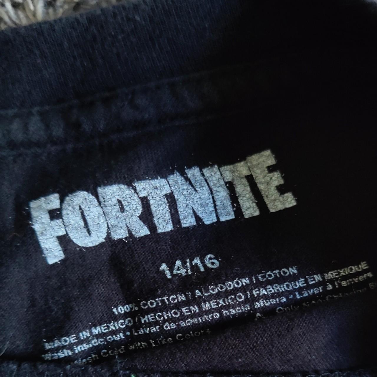 NWT Fortnite Size XL(18-20) Boys White 100% Cotton Short Sleeve - Foto 9