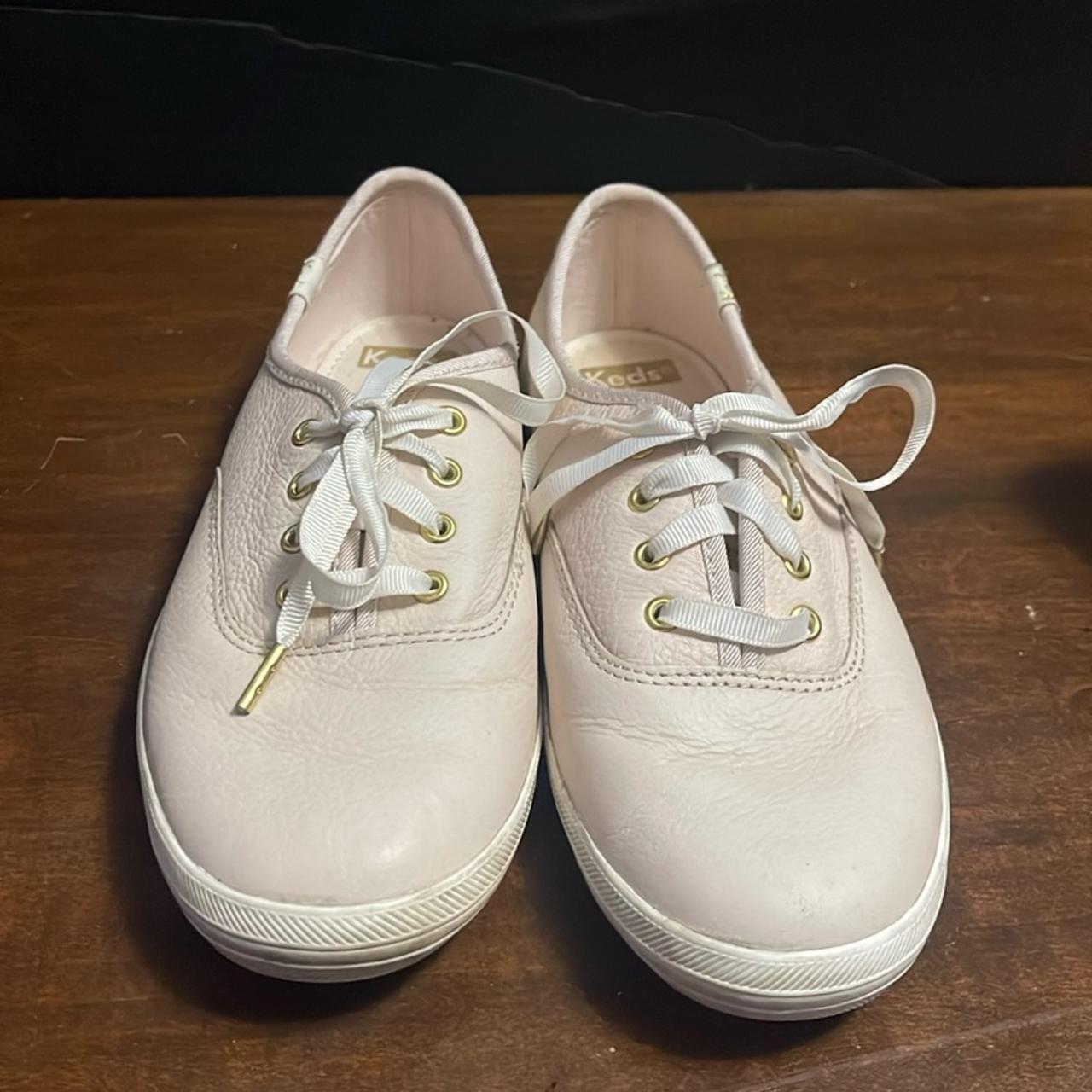 Kate Spade leather Keds soft pink Great condition