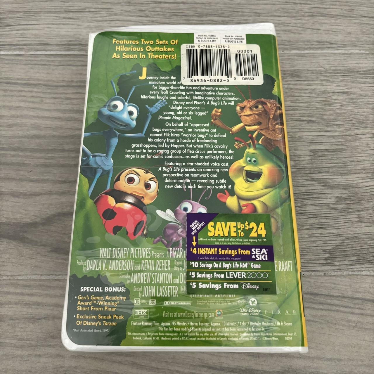 A Bugs Life VHS Sealed Unopened, unused, sealed vhs | Depop