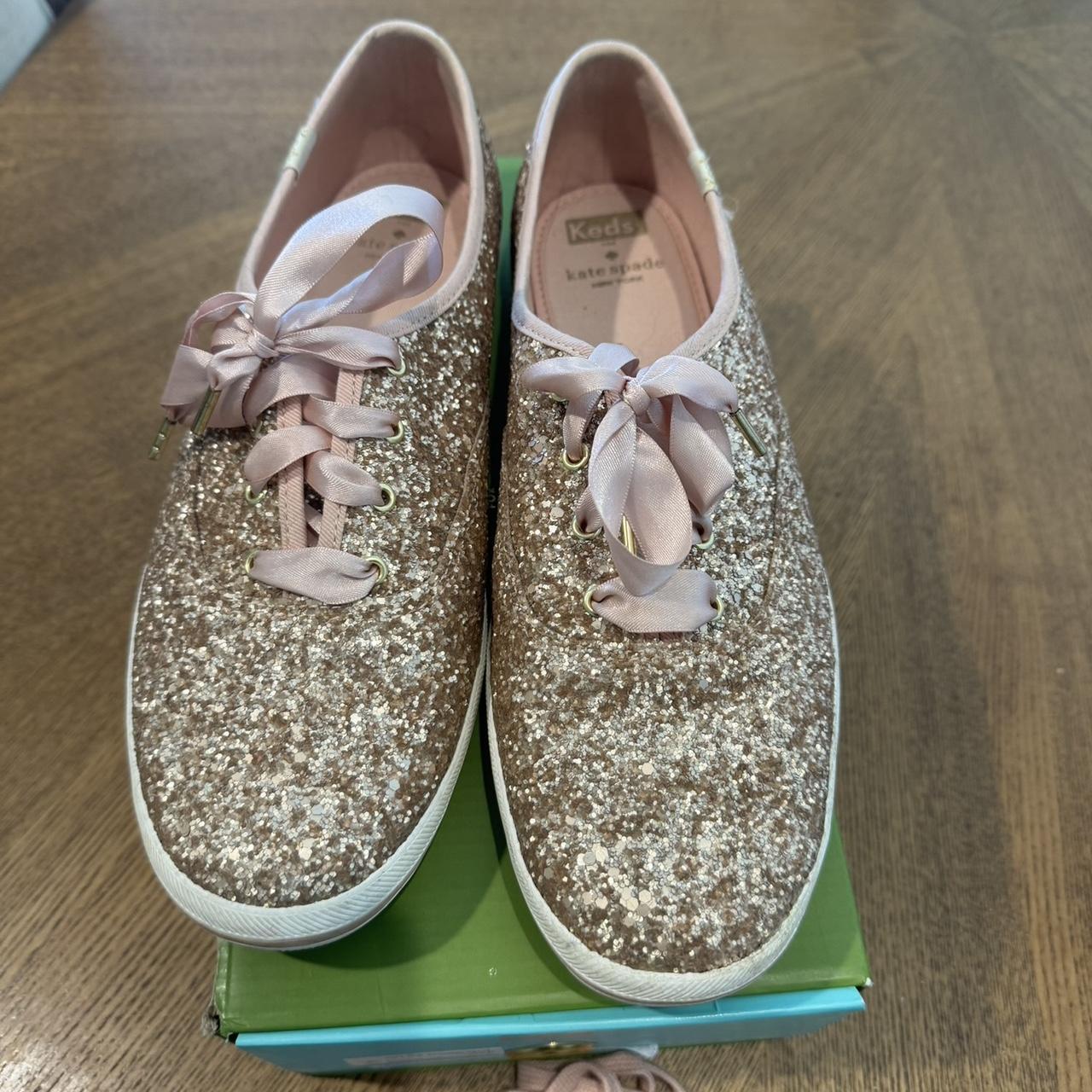 Keds glitter best sale rose gold