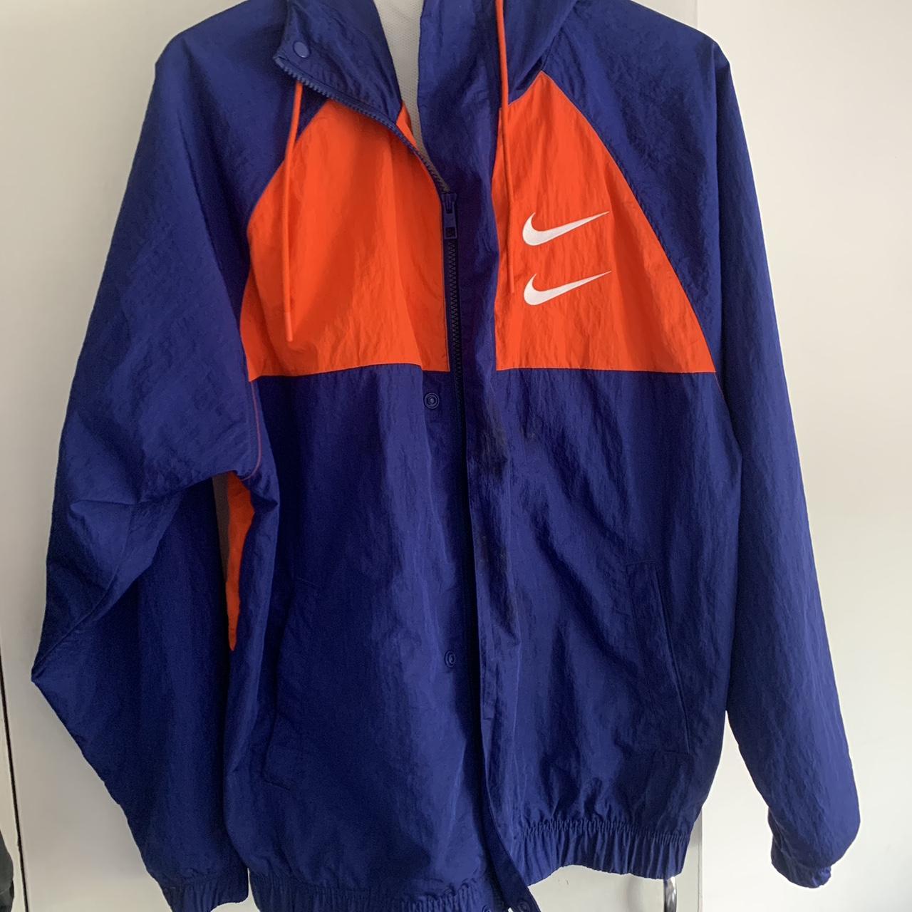 Nike blue and orange jacket online