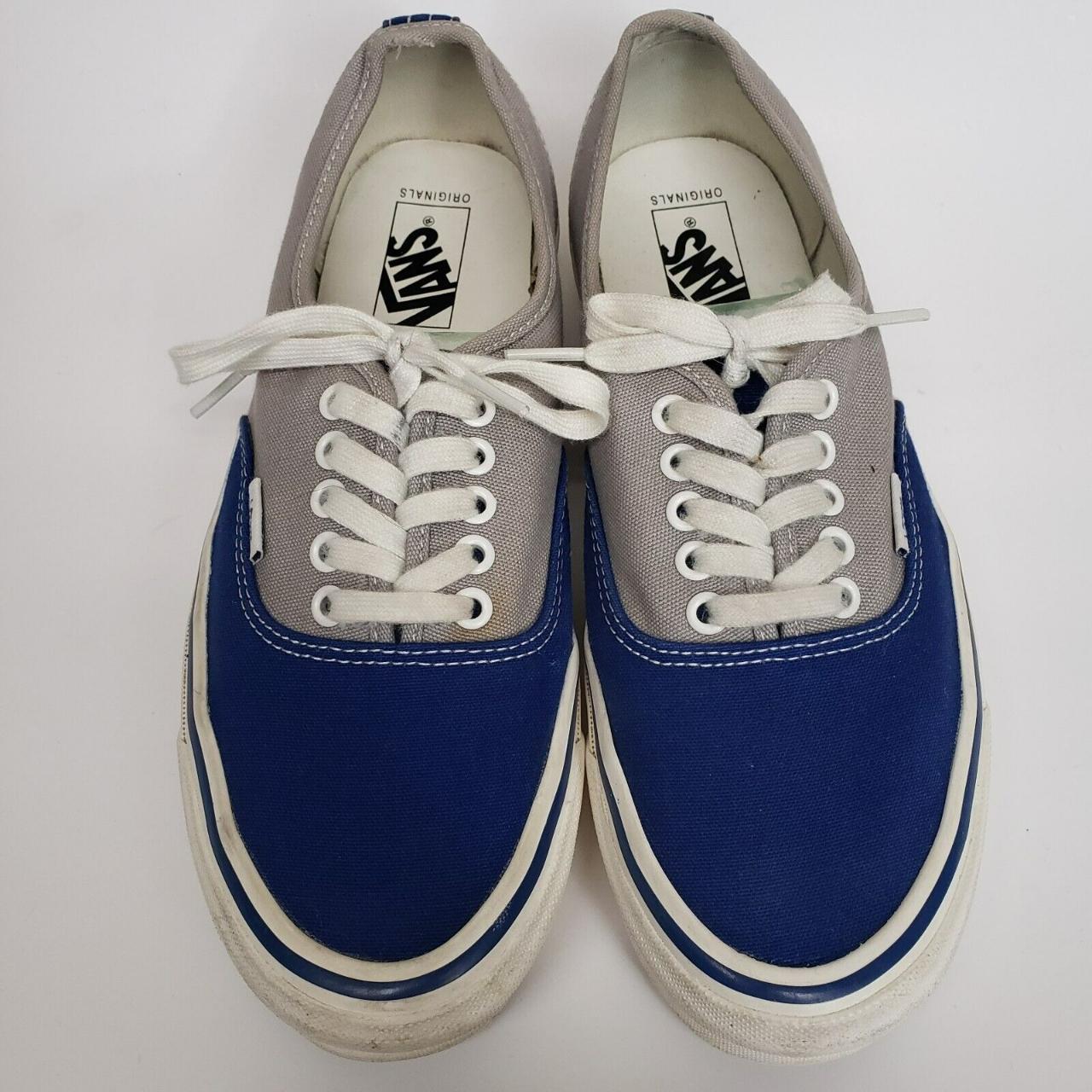 VANS Vault OG Authentic LX Blue Gray VN0A4BV9XC21 US... - Depop