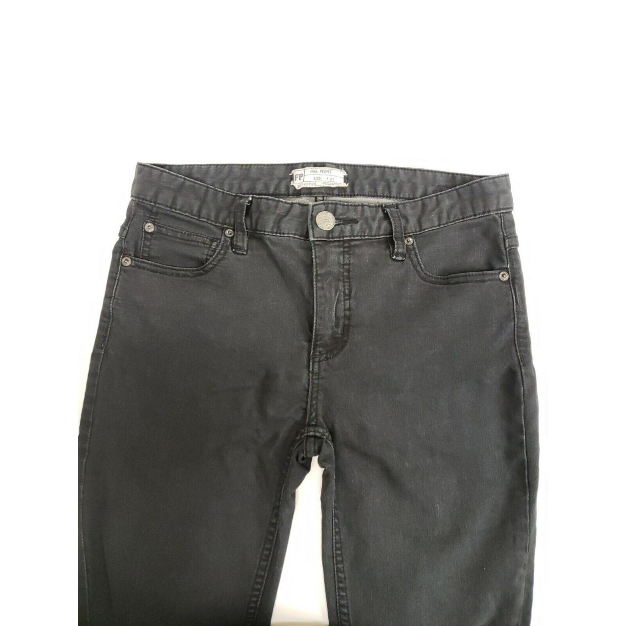 Free People 61855 16515125 Jeans Womens 27 Black... - Depop