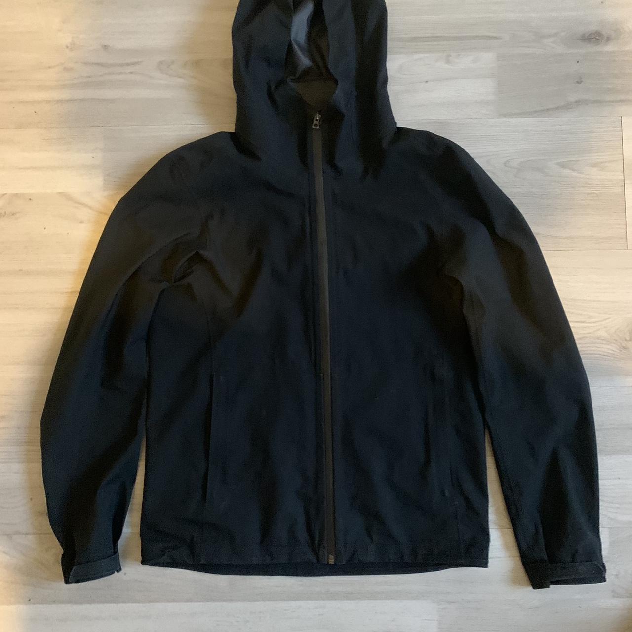 Uniqlo All black waterproof windbreaker - Depop