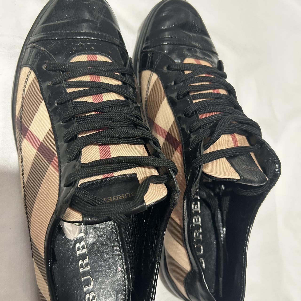 Real Burberry Women’s shoes SIZE 9 Smushed and a... - Depop