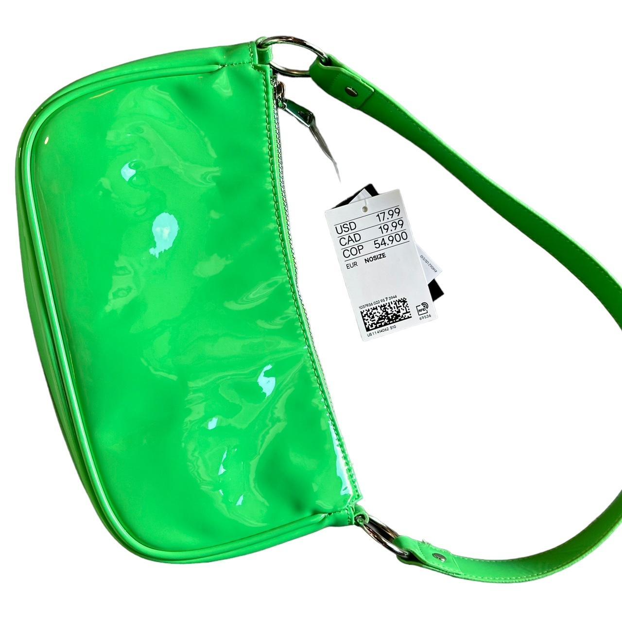 Green Vinyl Purse | Depop