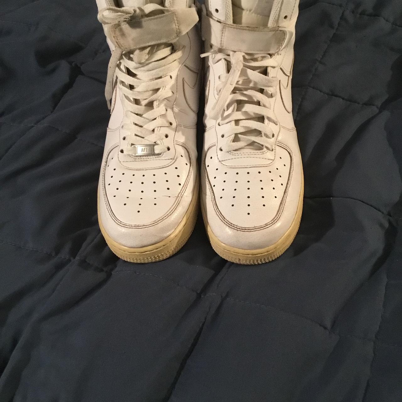 Nike high top Air Force 1, good condition size 11.5 - Depop