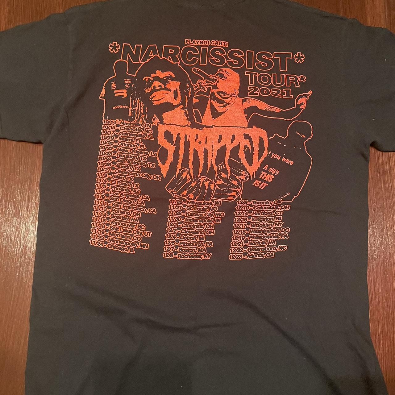 Playboi Carti Narcissist T Shirt New Hip Hop Merch 2023 - Foto 4