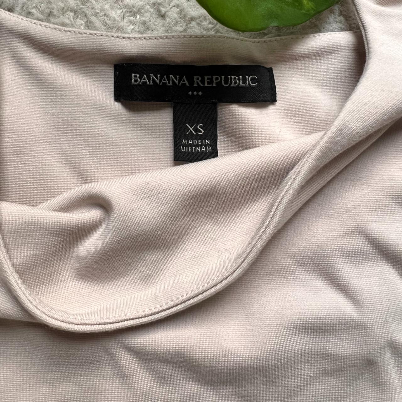 banana republic body suit tan size: xs fits like... - Depop