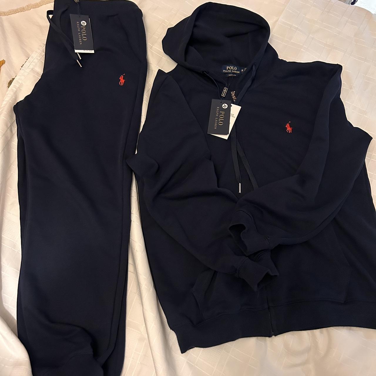 Polo sweat suit navy blue best sale