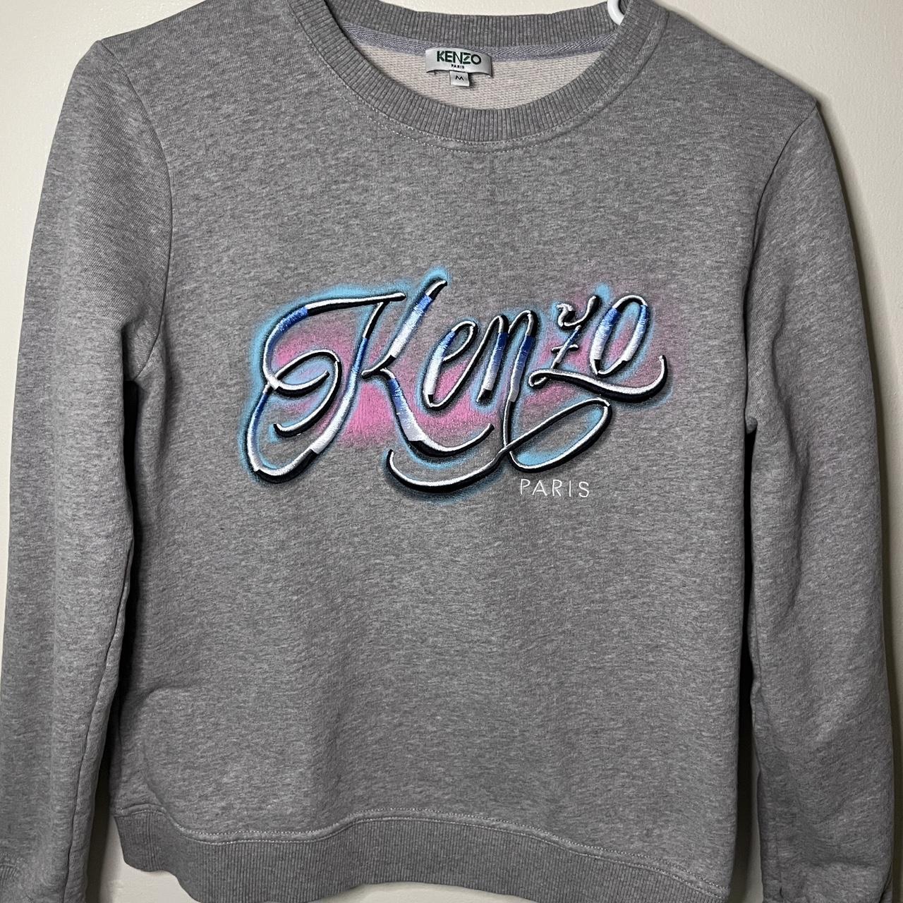 Grey womens kenzo jumper hotsell