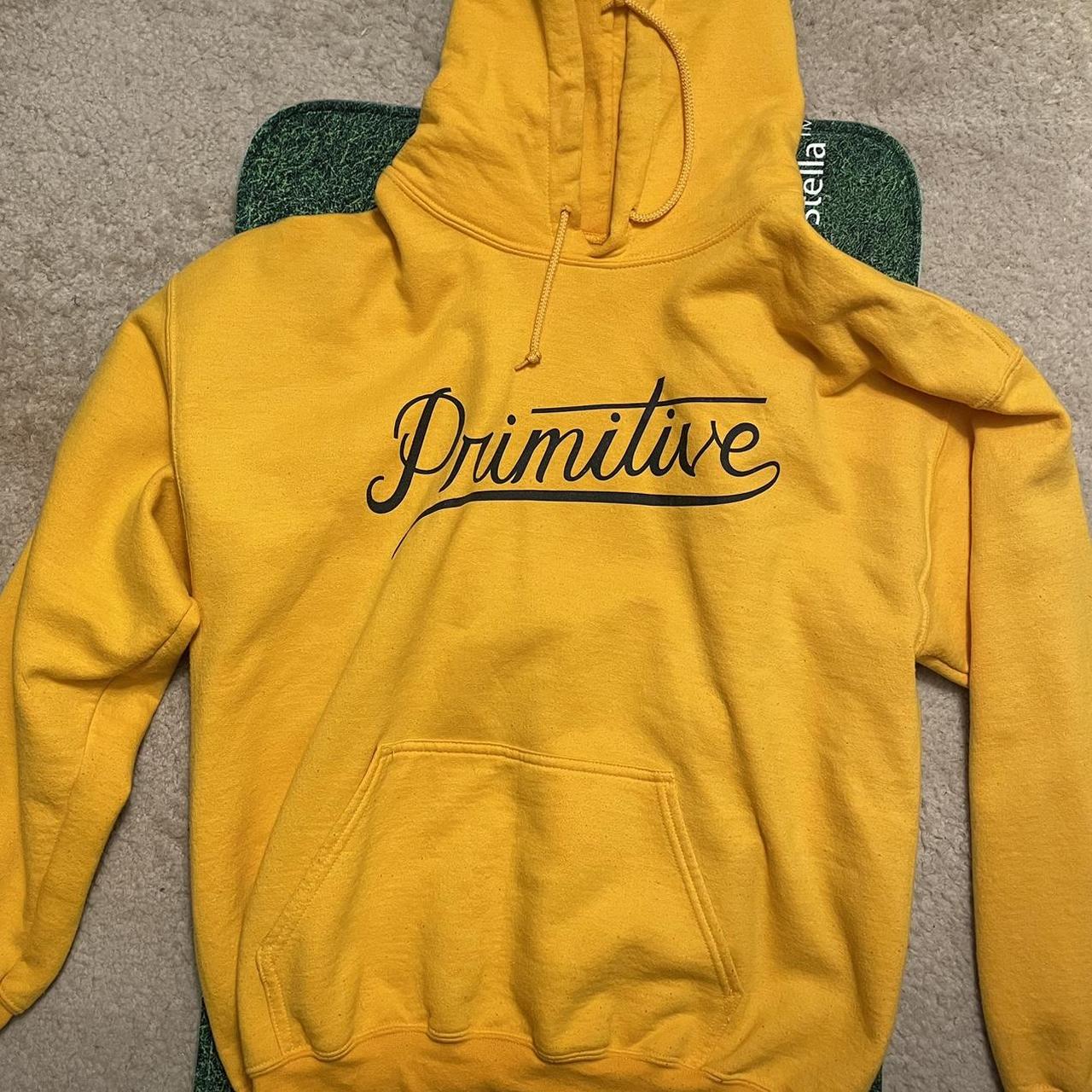 Primitive hot sale yellow hoodie