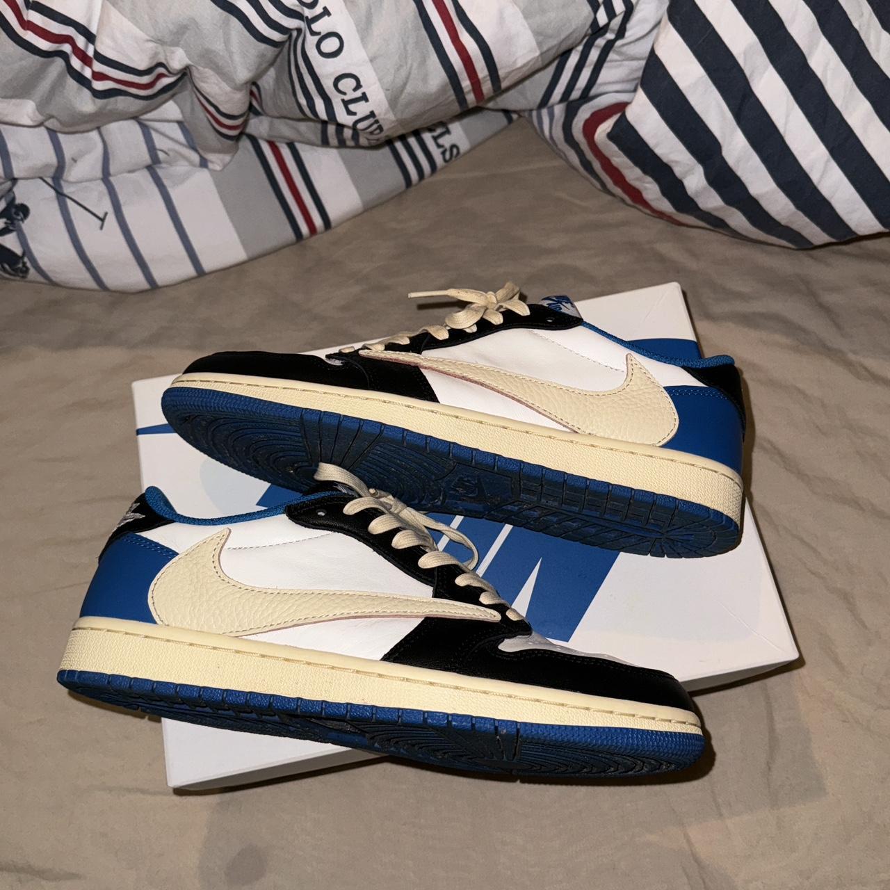AIR JORDAN 1 LOW X TRAVIS SCOTT X FRAGMENT Box and | Depop