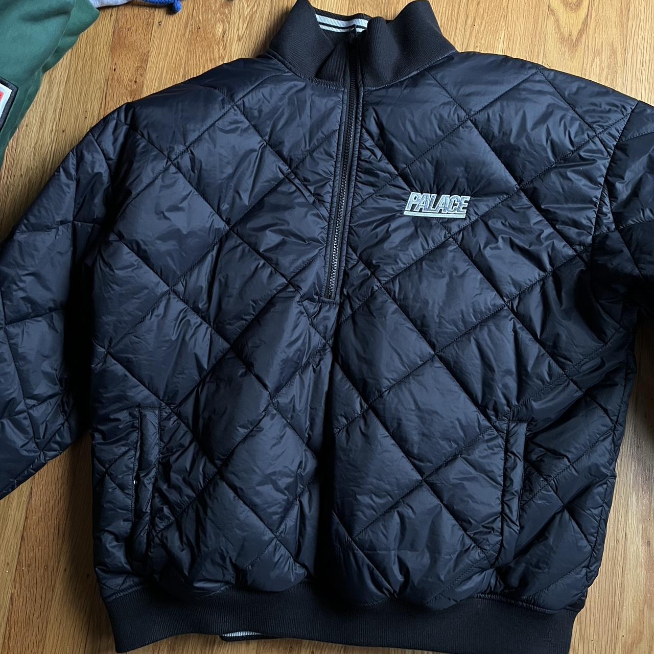 Palace reversible quilted sports bomber Size L fits... - Depop