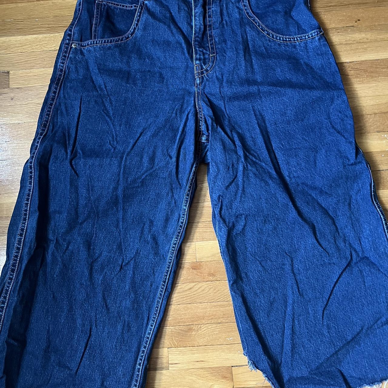 Alab jeans bottom sew to fit regular baggier than it... - Depop