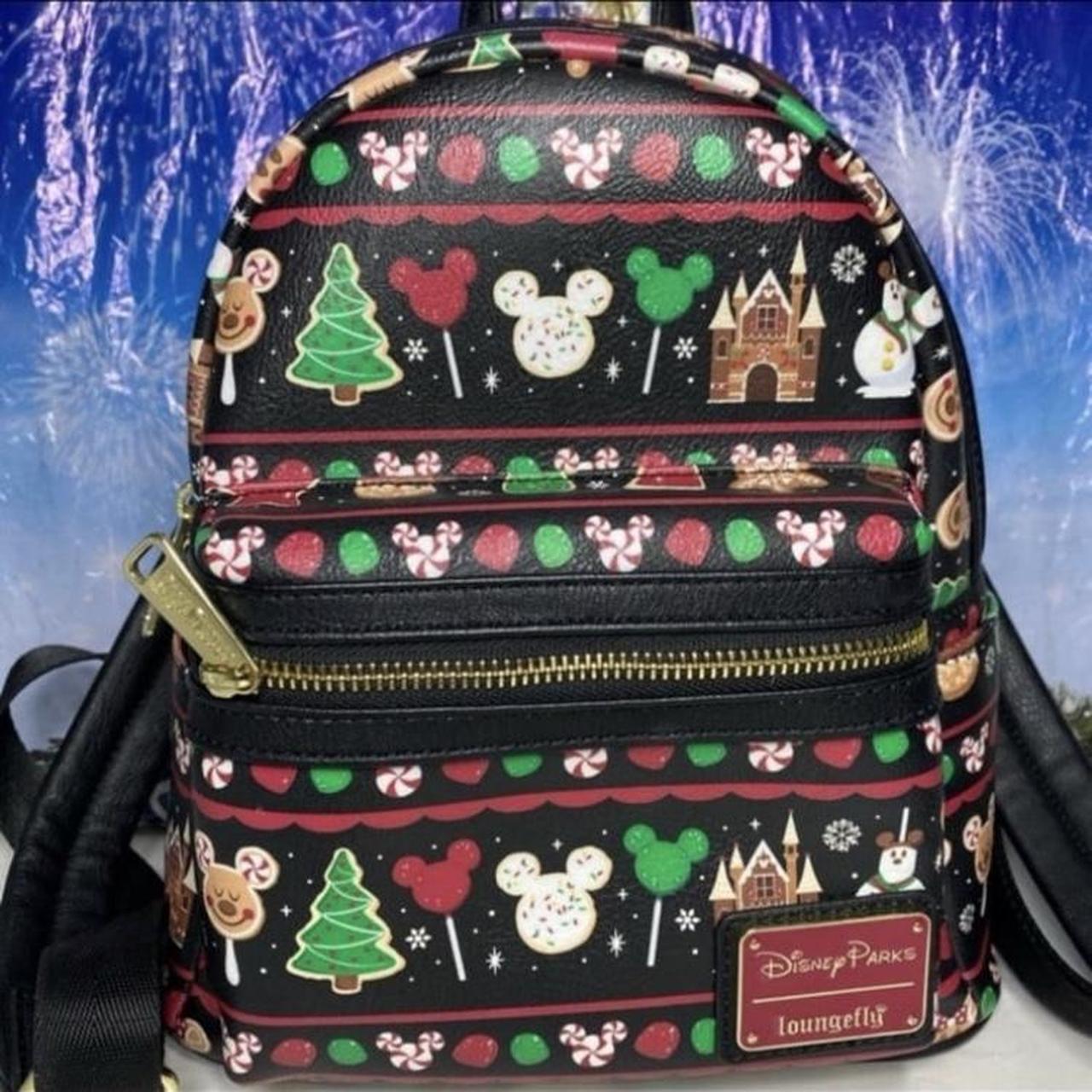 Official Disney on sale Loungefly Christmas snack backpack