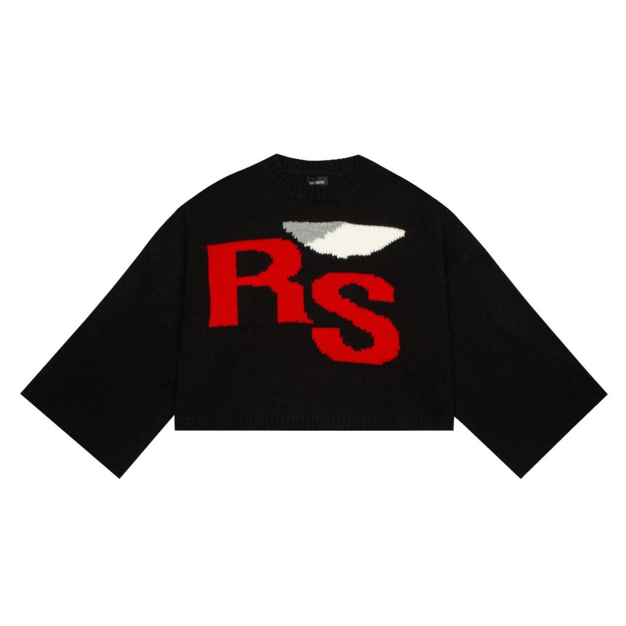 RAF SIMONS women's off-shoulder black