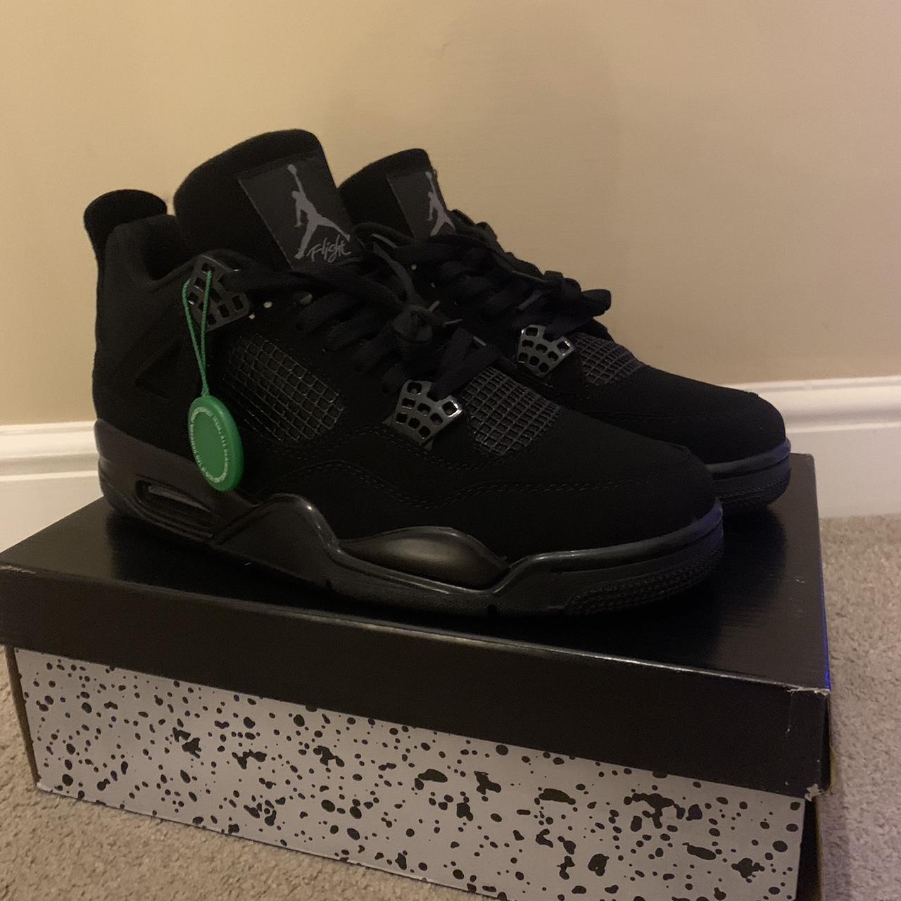 retro 4 black cat size 9