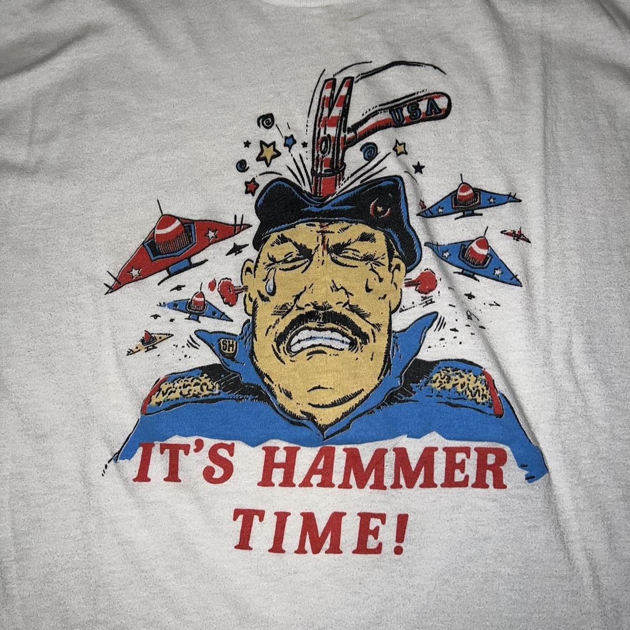 Vintage 80s 90s Saddam Hussein Dictator It’s Hammer... - Depop